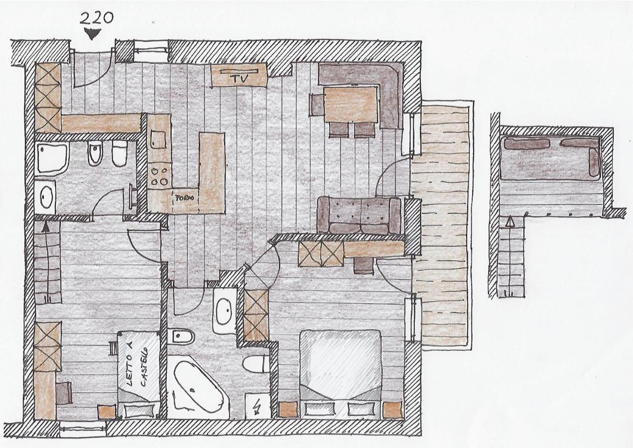 סלבה די ואל גרדנה Hotel Monte44 מראה חיצוני תמונה